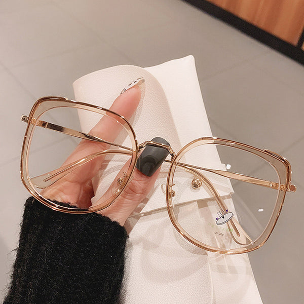 Vintage Large Square Eyeglasses