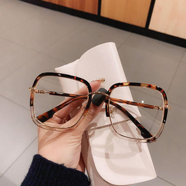 Vintage Large Square Eyeglasses